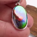 Exceptionnelle Ammolite tricolore du Canada - Pendentifs pierres naturelles
