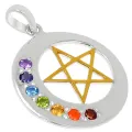 Pendentif en pierre naturelle Pentagramme de Protection - Bijoux par Chakras