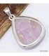 Pendentif goutte en Kunzite naturelle