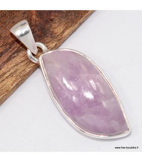 Pendentif Kunzite forme larme