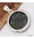 Pendentif rond en Grenat vert