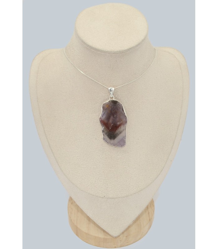 Pendentif Super Seven Cacochynite XXL en Argent 925 certifié