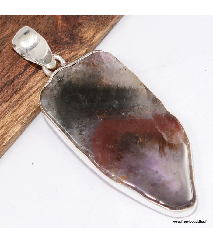 Pendentif Super Seven en Argent 925 – Pierre naturelle certifiée