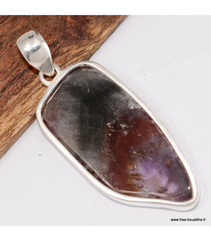 Pendentif Super Seven en Argent 925 – Pierre naturelle certifiée