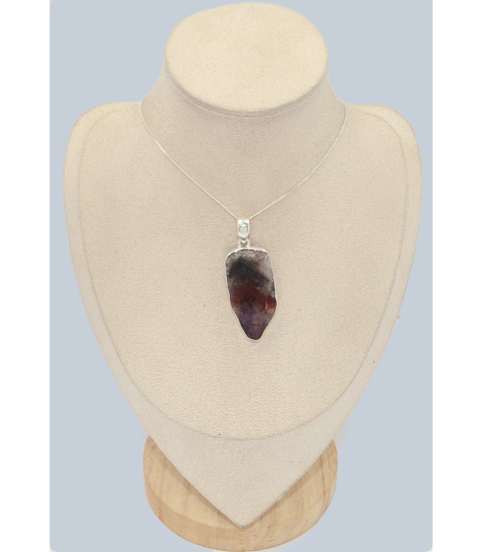 Pendentif Super Seven en Argent 925 – Pierre naturelle certifiée