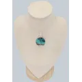 Rare Pendentif Bois de Colla de Turquie turquoise - Pendentifs pierres naturelles
