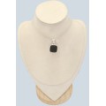 Pendentif Tourmaline noire authentique – Bijou argent massif 925