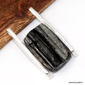 Bijou moderne en Tourmaline noire brute - Pendentifs pierres naturelles
