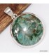 Pendentif pierre naturelle rond Quantum Quattro