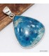 Pendentif goutte Apatite bleue 4 cm