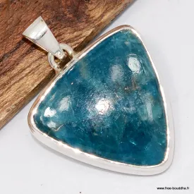 Pendentif Apatite triangulaire 3,6 cm - Pendentifs pierres naturelles