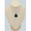 Gros pendentif Apatite bleue forme goutte - Pendentifs pierres naturelles