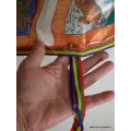 Très grand drapeau bouddhiste en soie 4,5 mètres - Drapeaux tibétains