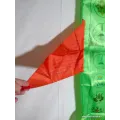 Grand drapeau bouddhiste Tara Verte en soie 1,9 m - Drapeaux tibétains