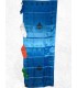 Grand drapeau bouddhiste Guru Rinpoche en soie 1,9 m