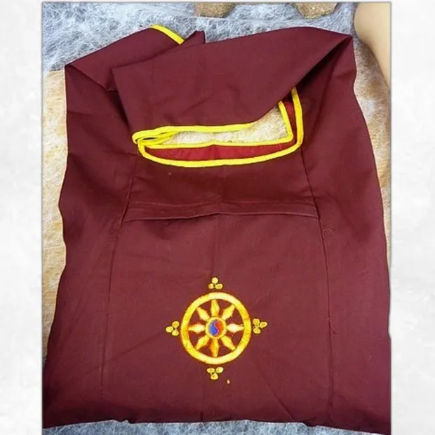 Sac moine tibétain Roue du Dharma - Sacs tibétains et indiens