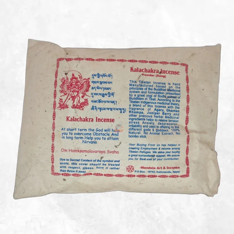 Encens tibétain poudre Kalachakra - Purification - Encens tibétains, accessoires
