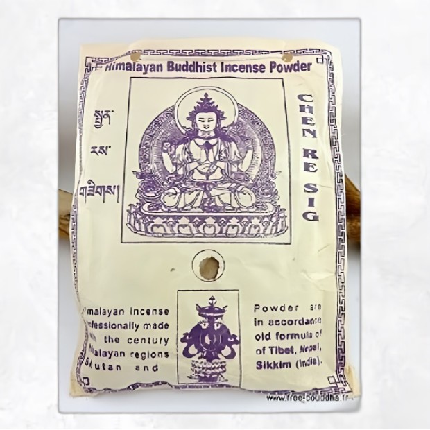 Encens poudre Chenrezi - Méditation et sadhana