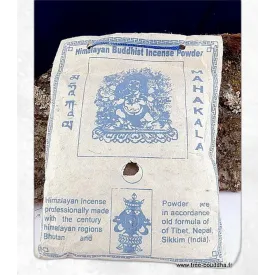 Encens tibétain poudre Mahakala - Protection, rituel trantrique - Objets rituels bouddhistes