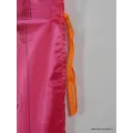 Grand drapeau bouddhiste Chenrezi en soie 1,9 m - Drapeaux tibétains