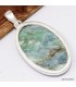 Pendentif marquise Cyanite Mermaid Sirène ovale Argent 925