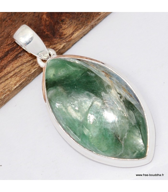 Pendentif argent Cyanite Mermaid Sirène