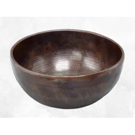 Unique et Authentique Bol tibétain de Temple 17,5 cm - Bols tibétains 7 métaux