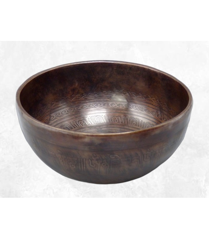 Unique et Authentique Bol tibétain de Temple 17,5 cm