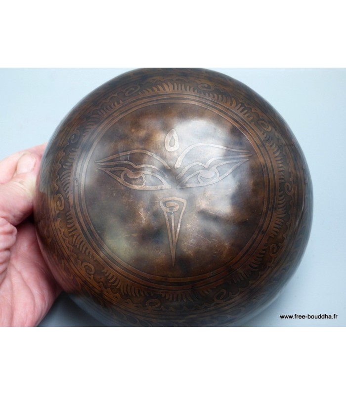 Authentique Bol tibétain de Temple 14,2 cm