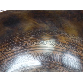Bol tibétain de Temple Authentique  16 cm