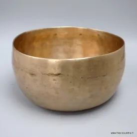 Authentique bol tibétain ancien double paroi 16 cm - Bols tibétains 7 métaux