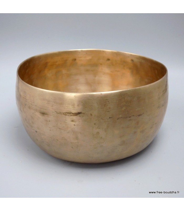 Authentique bol tibétain ancien double paroi 16 cm