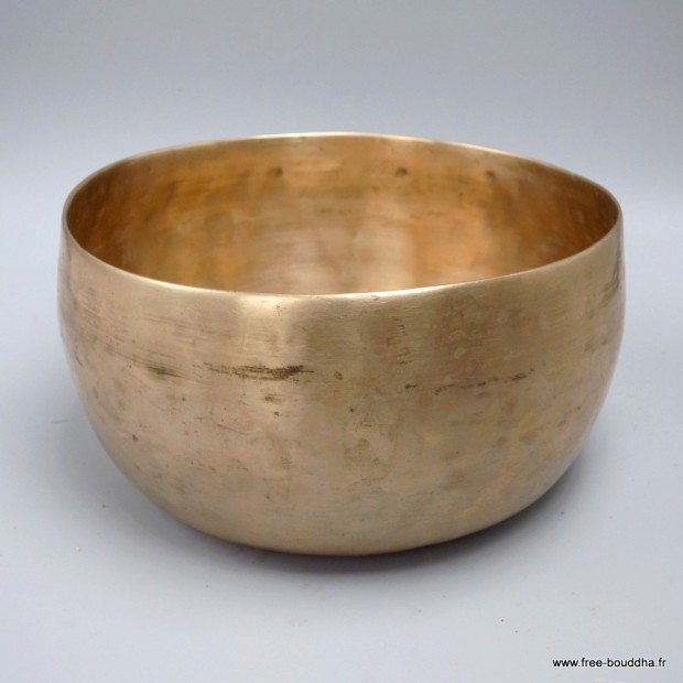 Authentique bol tibétain ancien double paroi 16 cm