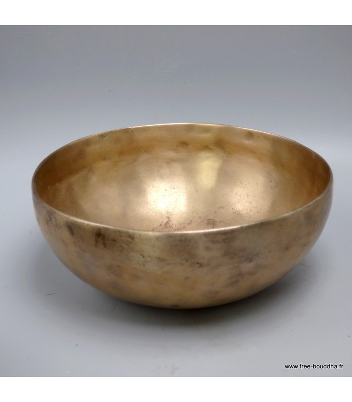 Véritable bol tibétain de méditation 17 cm