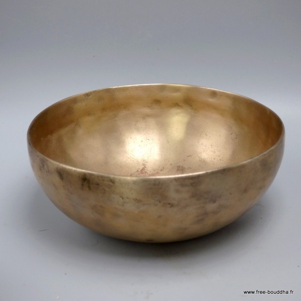 Véritable bol tibétain de méditation 17 cm