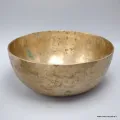 Bol tibétain ancien à double fond 20,5 cm - Bols tibétains 7 métaux