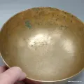 Bol tibétain ancien à double fond 20,5 cm - Bols tibétains 7 métaux