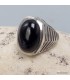 Bague Homme en Onyx noir