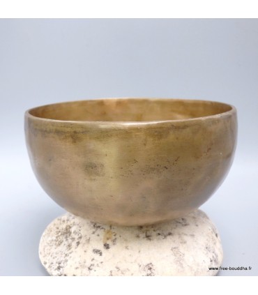 Bol tibétain authentique double paroi 13,5 cm Si bémol