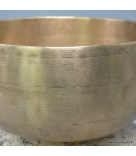 Bol tibétain ancien double paroi 13,3 cm Mi bémol