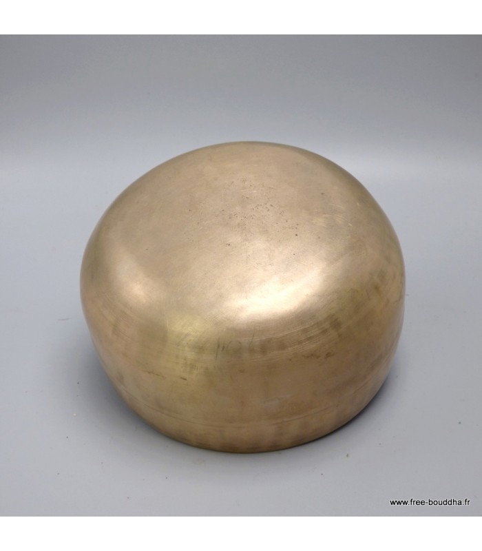 Bol tibétain ancien double paroi 13,3 cm Mi bémol