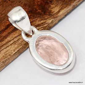 Pendentif Morganite facettée serti clos - Bijoux en Morganite