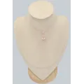 Pendentif Morganite facettée serti griffes - Bijoux en Morganite