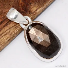 Pendentif en Saphir doré de Zawadi asymétrique - Bijoux en Saphir doré Zawadi