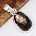 Pendentif en Saphir doré de Zawadi asymétrique - Bijoux en Saphir doré Zawadi
