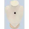 Pendentif Pierre naturelle Grenat Etoile oval - Argent 925 - Bijoux en Grenat Etoile