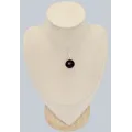 Pendentif rond Grenat Etoile - Argent 925 - Bijoux en Grenat Etoile