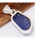 Pendentif Tanzanite brute forme libre – Argent 925