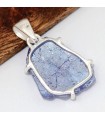 Pendentif Tanzanite brute pierre naturelle – Argent 925