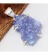 Pendentif pierre naturelle Tanzanite brute